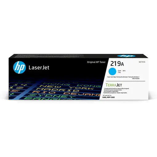 HP Cartucho de Tóner Original LaserJet 219A cian