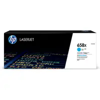 HP Cartucho de tóner Original LaserJet 658X cian de alta capacidad