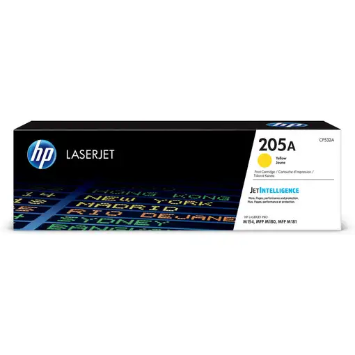 HP LaserJet Cartucho de tóner Original 205A amarillo