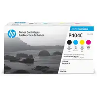 Samsung Paquete de 4 Cartuchos de Tóner Original HP CLT-P404C cian/magenta/amarill