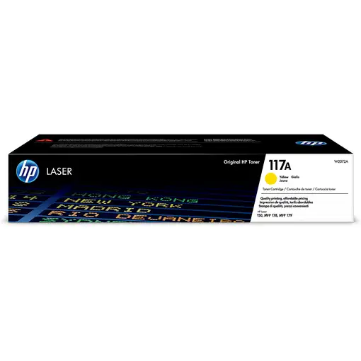 HP Cartucho de tóner Original Laser 117A amarillo
