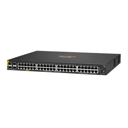 HPE Aruba Networking CX 6000 48G Class4 PoE 4SFP 370W Gestionado L3 Gigabit Ethern