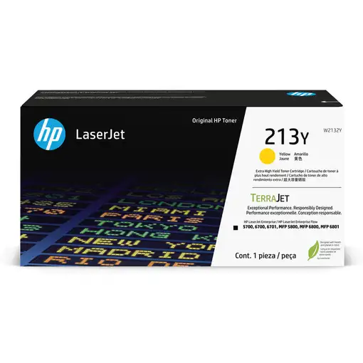 HP Cartucho de tóner Original LaserJet 213Y de capacidad superior amarillo