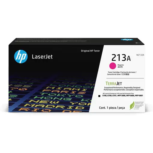 HP Cartucho de tóner Original LaserJet 213A magenta