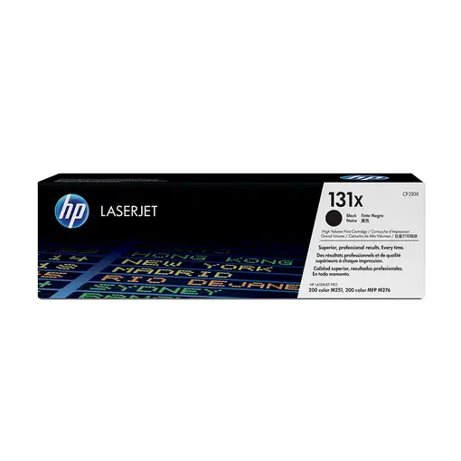 Toner original hp 131x xl negro cf210x