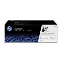 HP Pack de ahorro de 2 cartuchos de tóner original LaserJet 35A negro
