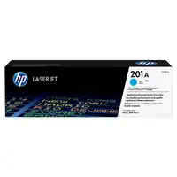 HP Cartucho de tóner original LaserJet 201A cian