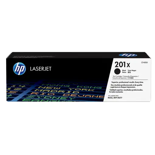HP Cartucho de tóner original LaserJet 201X negro de alta capacidad