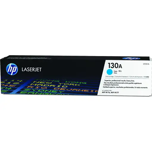 HP Cartucho de tóner original LaserJet 130A cian