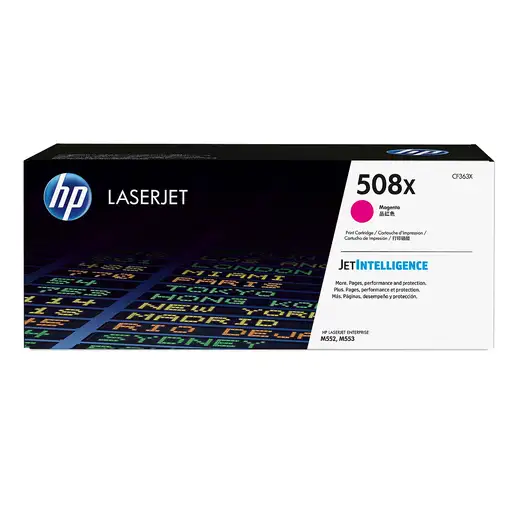 HP Cartucho de tóner original LaserJet 508X magenta de alta capacidad