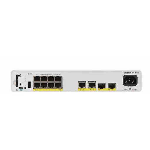 Cisco Catalyst C9200CX-8P-2X2G-A switch Gestionado L2/L3 Gigabit Ethernet (10/100/