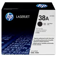 HP 38A Black Original LaserJet Toner Cartridge cartucho de tóner 1 pieza(s) Negro