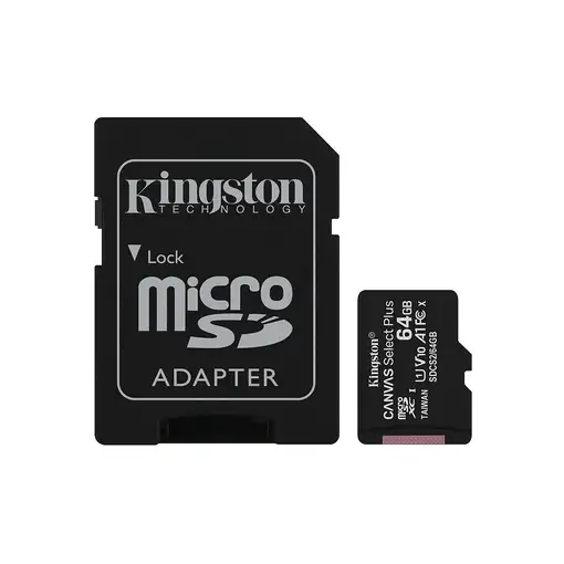 Kingston Technology Paquete de dos tarjetas micSDXC Canvas Select Plus 100R A1 C10