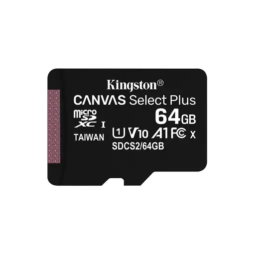 Kingston Technology Paquete de dos tarjetas micSDXC Canvas Select Plus 100R A1 C10