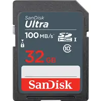 SanDisk Ultra 32GB SDHC Mem Card 100MB/s UHS-I Clase 10