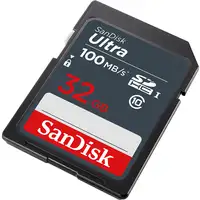 SanDisk Ultra 32GB SDHC Mem Card 100MB/s UHS-I Clase 10