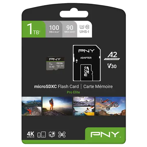 PNY Pro Elite 1 TB MicroSDXC UHS-I Clase 10