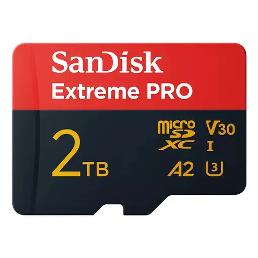 SanDisk Extreme PRO 2 TB MicroSDXC UHS-I Clase 10