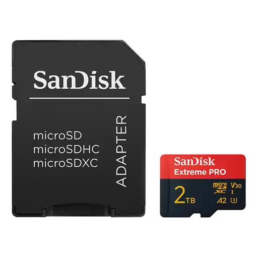 SanDisk Extreme PRO 2 TB MicroSDXC UHS-I Clase 10