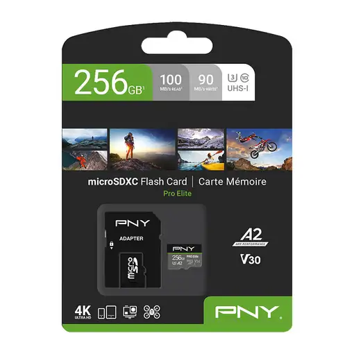 PNY P-SDU256V32100PRO-GE memoria flash 256 GB MicroSDXC UHS-I Clase 10