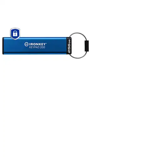 Kingston Technology IronKey Keypad 200 de 256 GB, FIPS 140-3 nivel 3 (pendiente) c