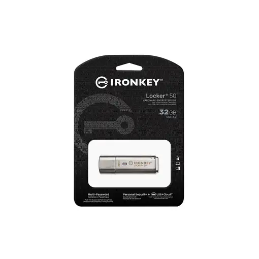 Kingston Technology IronKey 32GB IKLP50 AES USB, w/256bit Encryption