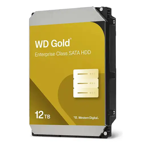 Western Digital Gold WD122KRYZ disco duro interno 12 TB 7200 RPM 512 MB 3.5" Seria