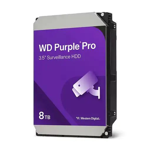 Western Digital Purple Pro Smart Video HDD 8TB disco duro interno 7200 RPM 3.5" SA