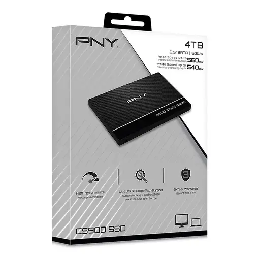 PNY SSD7CS900-4TB-RB unidad de estado sólido 2.5" Serial ATA III