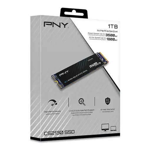 PNY CS2130 1 TB M.2 PCI Express 3.0 NVMe 3D NAND
