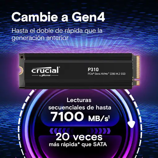 Crucial P310 2 TB M.2 PCI Express 4.0 NVMe