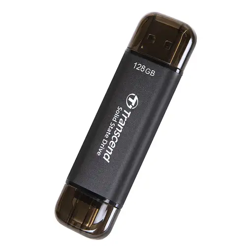 Transcend ESD310C Tecnología Thunderbolt (Rayo) 128 GB USB Type-A / USB Type-C USB