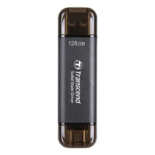Transcend ESD310C Tecnología Thunderbolt (Rayo) 128 GB USB Type-A / USB Type-C USB