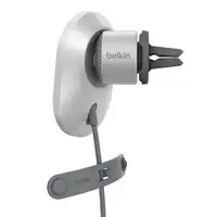 Belkin BoostCharge Pro Smartphone Plata, Blanco USB Cargador inalámbrico Carga ráp