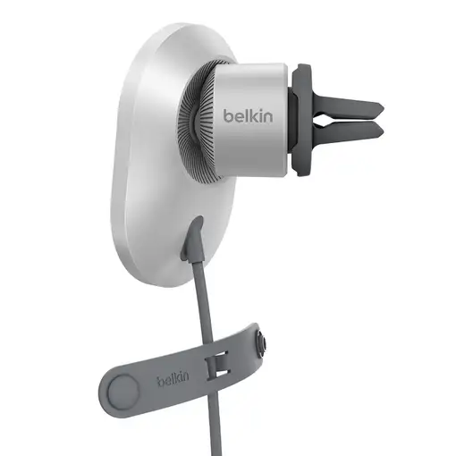 Belkin BoostCharge Pro Smartphone Plata, Blanco USB Cargador inalámbrico Carga ráp