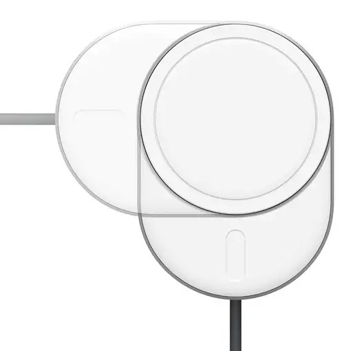 Belkin BoostCharge Pro Smartphone Plata, Blanco USB Cargador inalámbrico Carga ráp
