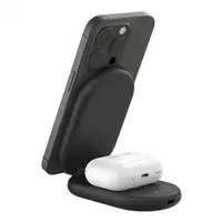 Belkin BoostCharge Auriculares, Smartphone Negro USB Cargador inalámbrico Carga rá