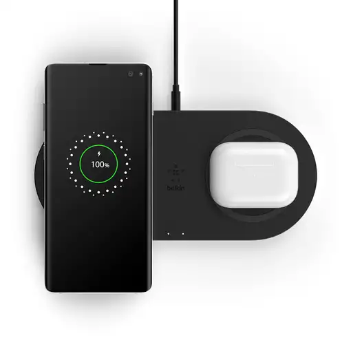 Belkin Boost Charge Universal Negro Corriente alterna Cargador inalámbrico Carga r