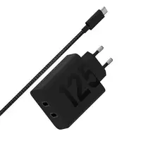 Motorola TurboPower 125W Duo Charger Universal Negro Corriente alterna Carga rápid