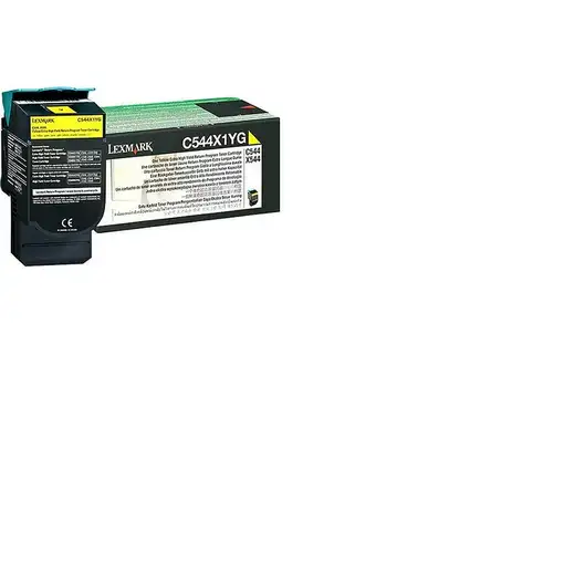 Lexmark C544, X544 Yellow Extra High Yield Return Programme Toner Cartridge (4K) c