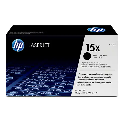 HP Cartucho de tóner original LaserJet 15X de alta capacidad negro