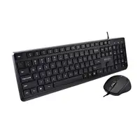V7 Combo de ratón y teclado con USB CKU350US, diseño de EE. UU.
