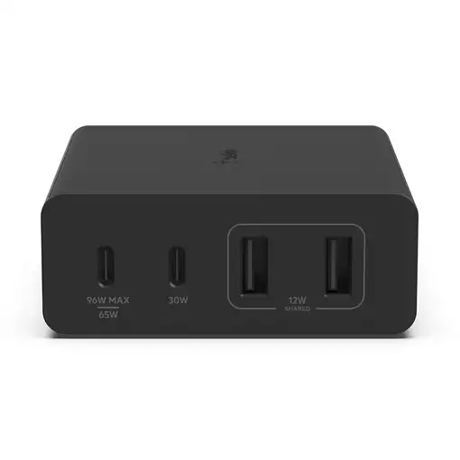 Belkin WCH010vfBK Portátil, Smartphone, Reloj inteligente, Tableta Negro Corriente