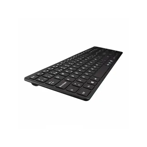 V7 Teclado Bluetooth KW550ESBT de 2,4 GHz, modo dual, QWERTY español: negro