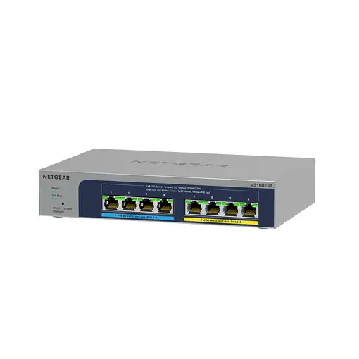 NETGEAR 8-port Ultra60 PoE++ Multi-Gigabit (2.5G) Ethernet Plus Switch Gestionado