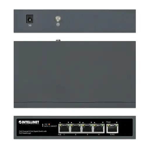 Intellinet 561808 switch Gigabit Ethernet (10/100/1000) Energía sobre Ethernet (Po