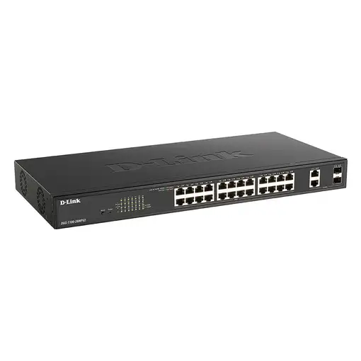 D-Link DGS-1100-26MPV2/B Gestionado L2 Gigabit Ethernet (10/100/1000) Energía sobr