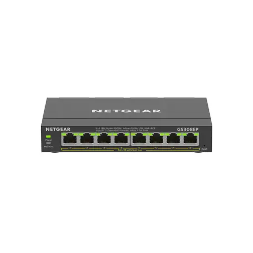 NETGEAR 8-Port Gigabit Ethernet PoE+ Plus Switch (GS308EP) Gestionado L2/L3 Gigabi