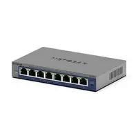 NETGEAR GS108Ev4 No administrado L2/L3 Gigabit Ethernet (10/100/1000) Gris