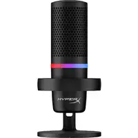 Micrófono USB HyperX DuoCast (negro) - iluminación RGB